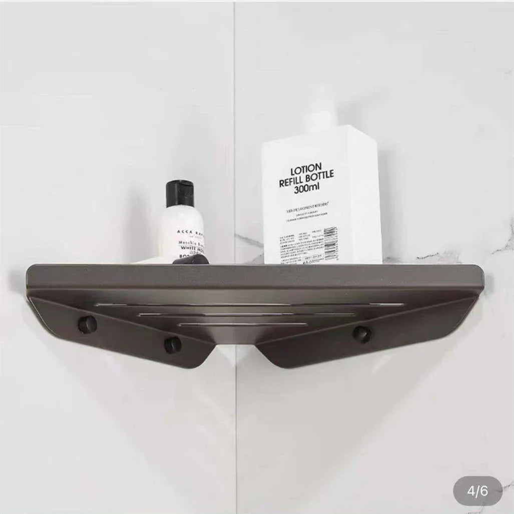 1-3 Schicht Aluminium Eckenorganisator Regal Badezimmer Aufbewahrungsregal