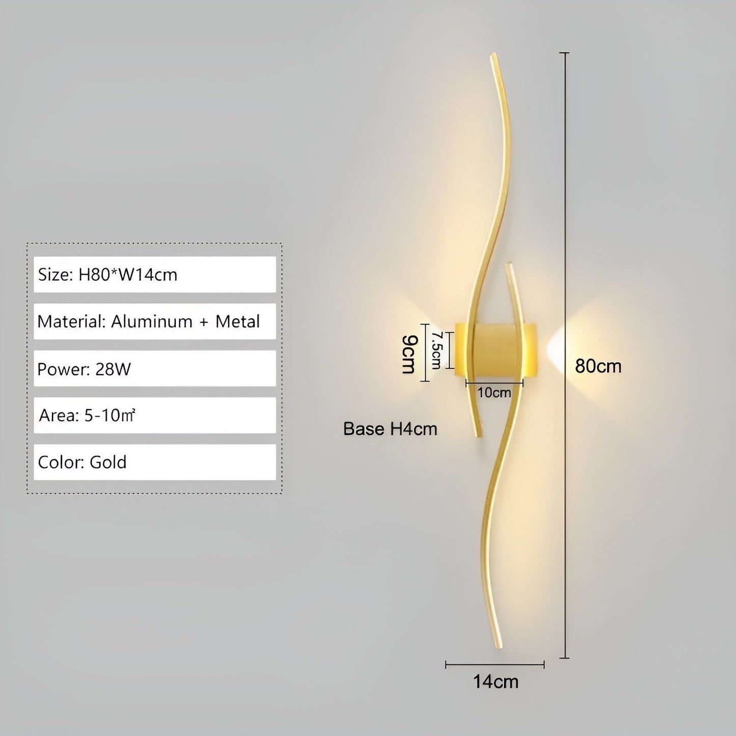 Garduru Light - Nordic Flur LED Wandleuchte