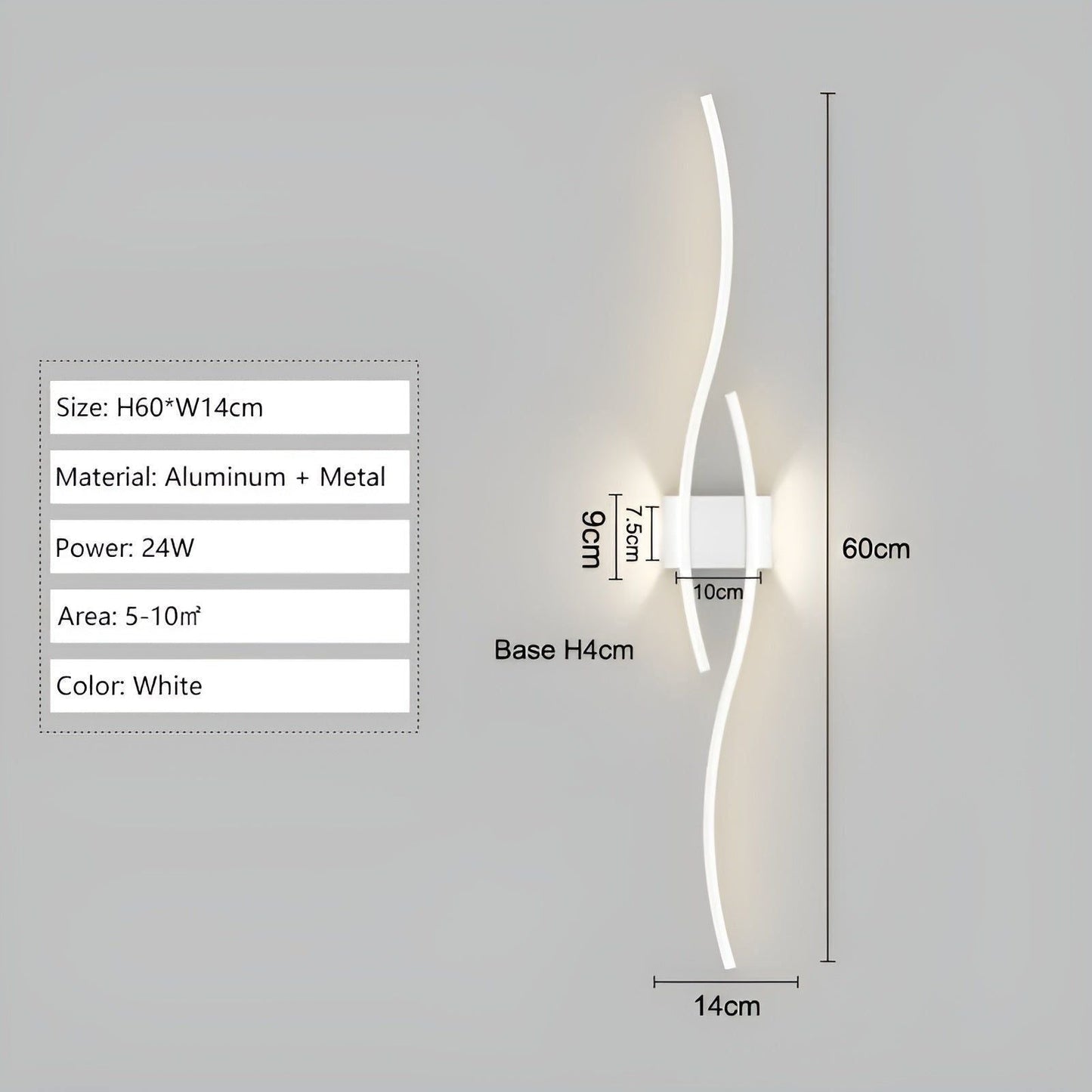 Garduru Light - Nordic Flur LED Wandleuchte