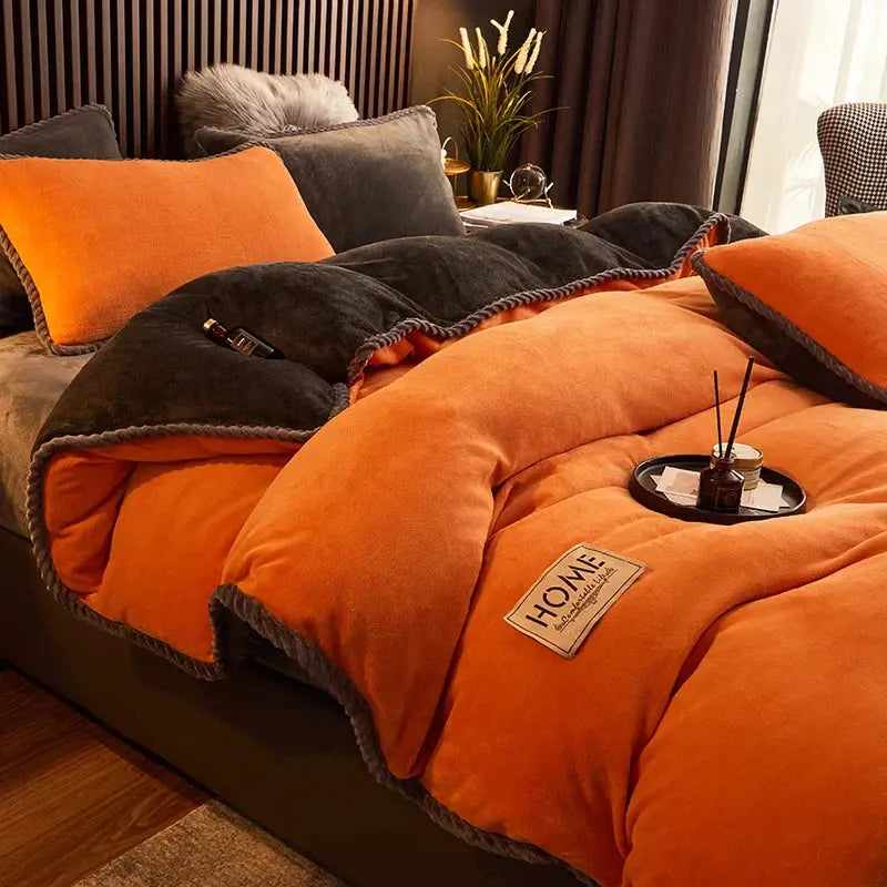 Amelva - Luxuriöse Samtdecke für stilvolle Schlafzimmer