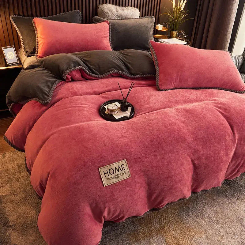 Amelva - Luxuriöse Samtdecke für stilvolle Schlafzimmer