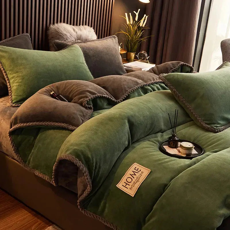 Amelva - Luxuriöse Samtdecke für stilvolle Schlafzimmer