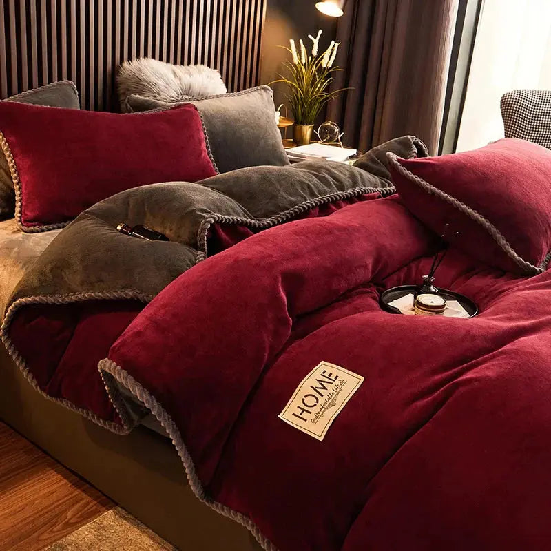 Amelva - Luxuriöse Samtdecke für stilvolle Schlafzimmer