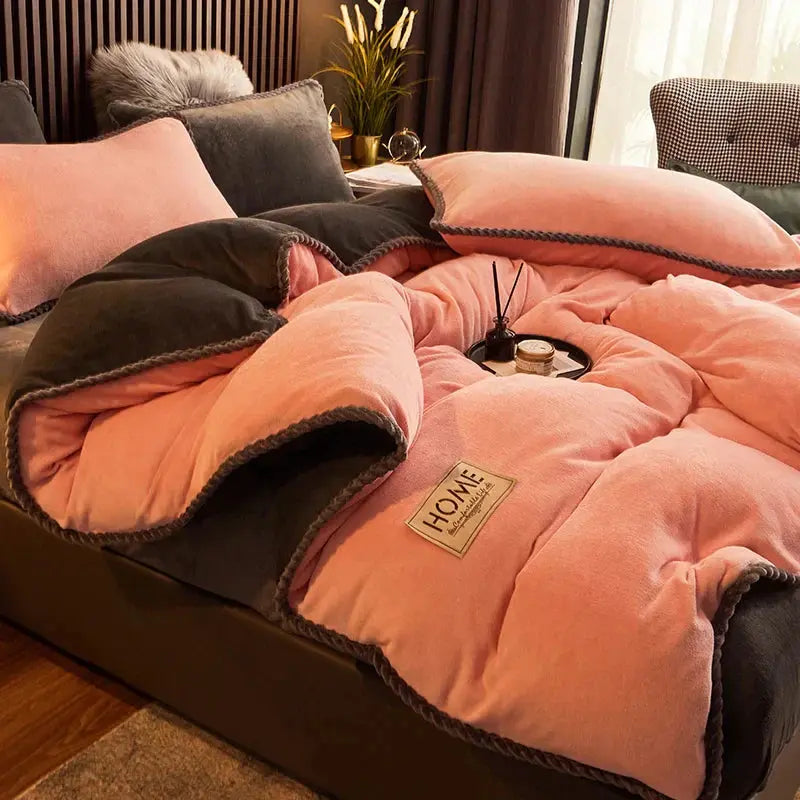Amelva - Luxuriöse Samtdecke für stilvolle Schlafzimmer