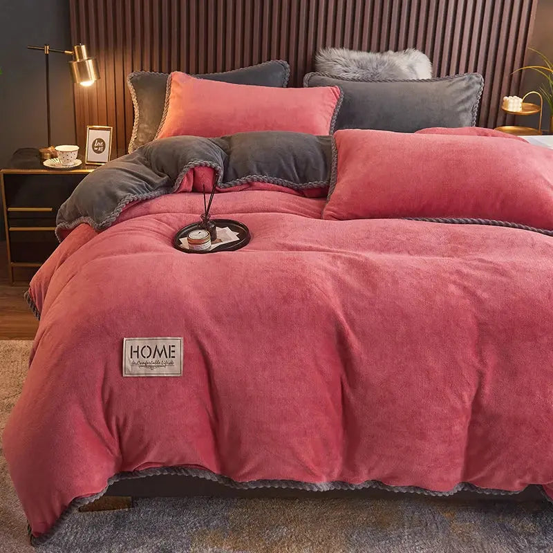 Amelva - Luxuriöse Samtdecke für stilvolle Schlafzimmer