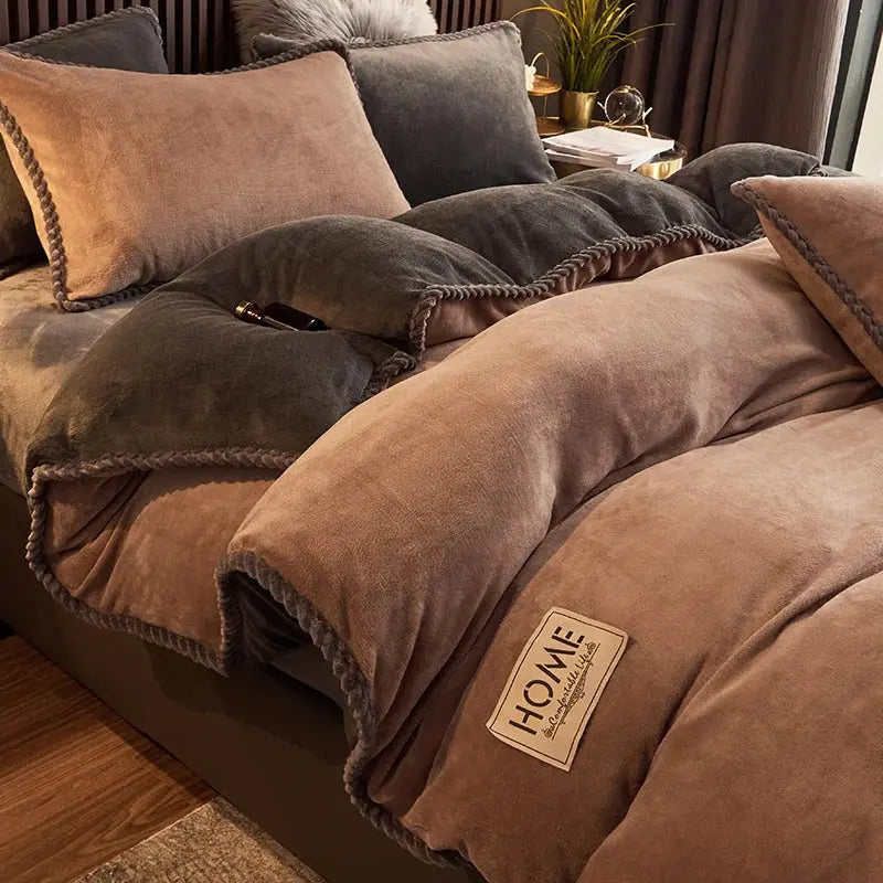 Amelva - Luxuriöse Samtdecke für stilvolle Schlafzimmer