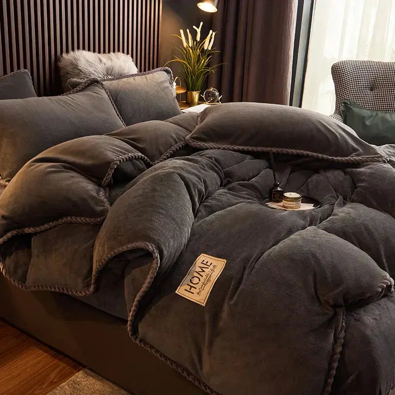 Amelva - Luxuriöse Samtdecke für stilvolle Schlafzimmer