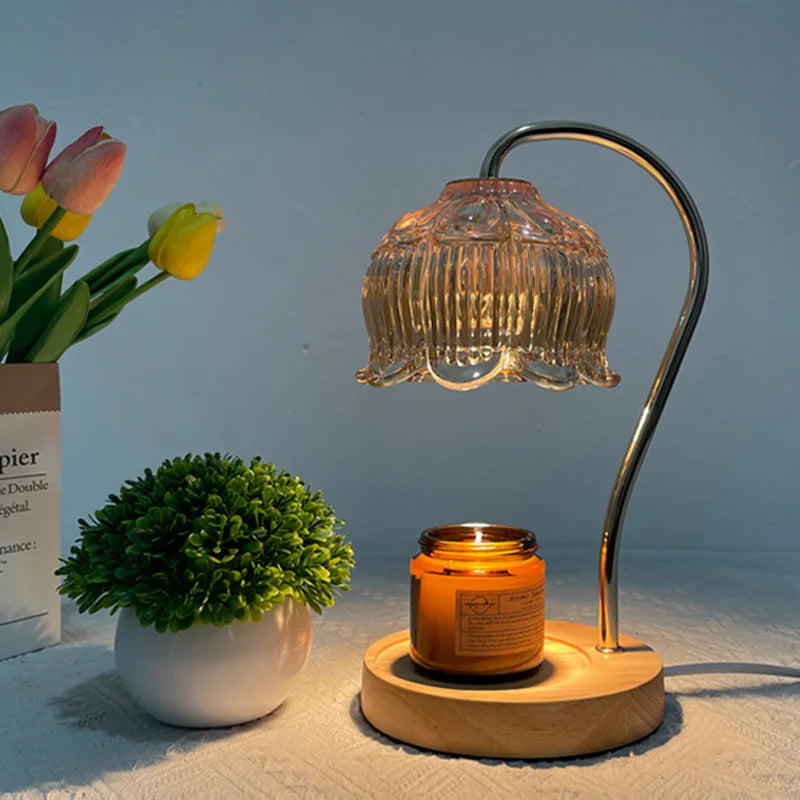 Elegante Glas Tischlampe | LuxeGlow
