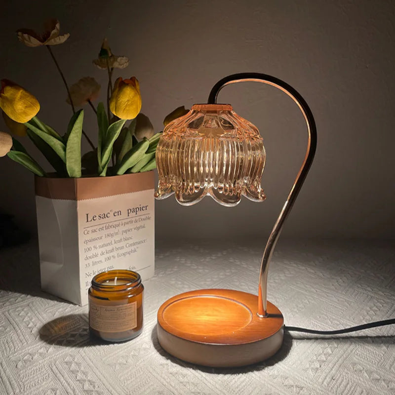 Elegante Glas Tischlampe | LuxeGlow