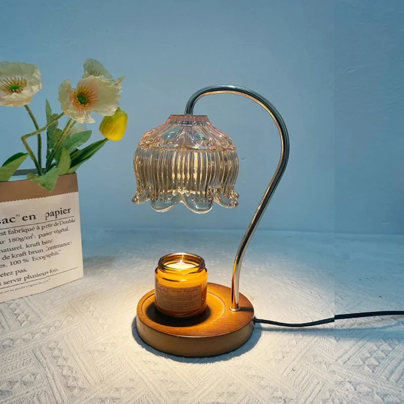 Elegante Glas Tischlampe | LuxeGlow