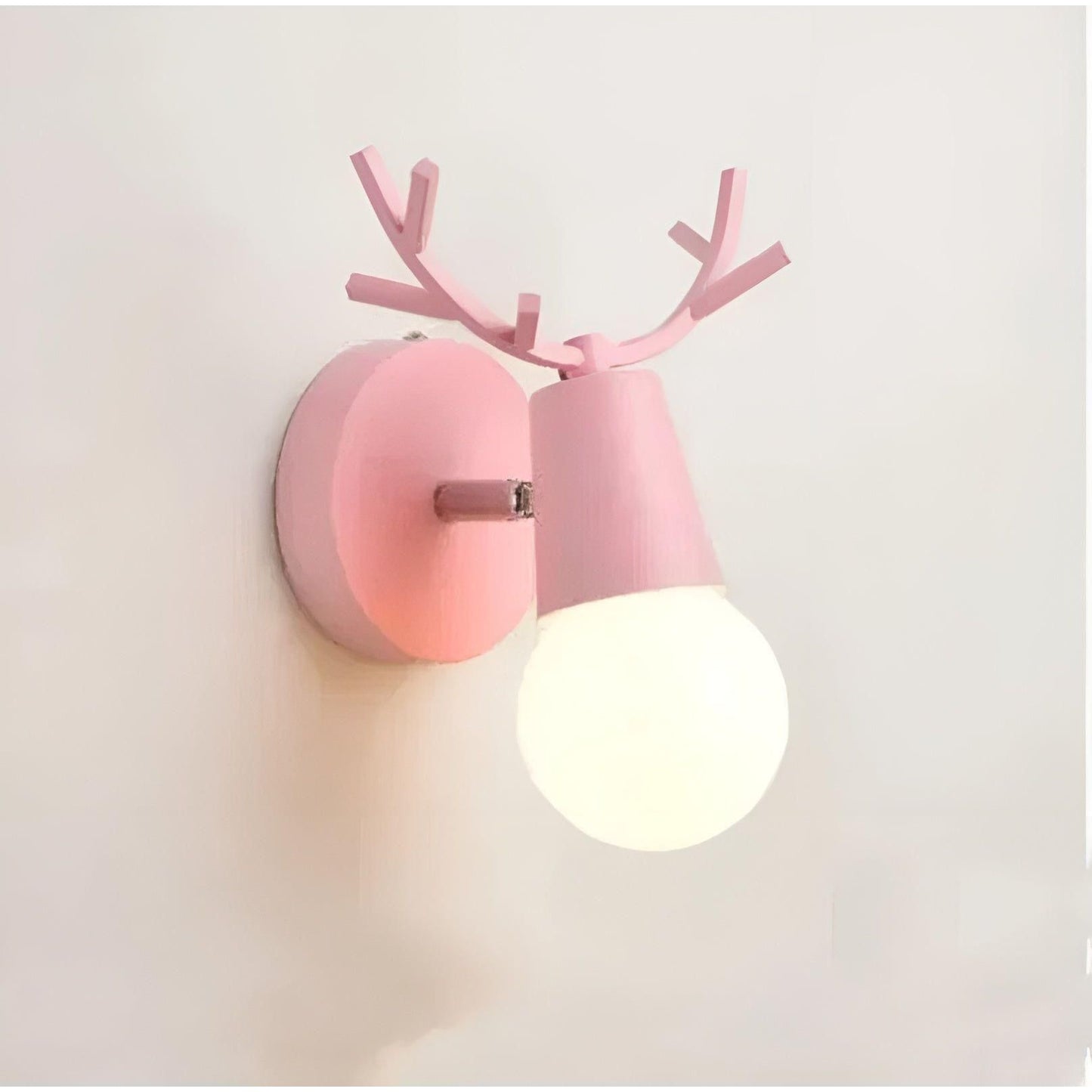 Garduru Licht - Nordische Macaron Geweih LED Wandlampe