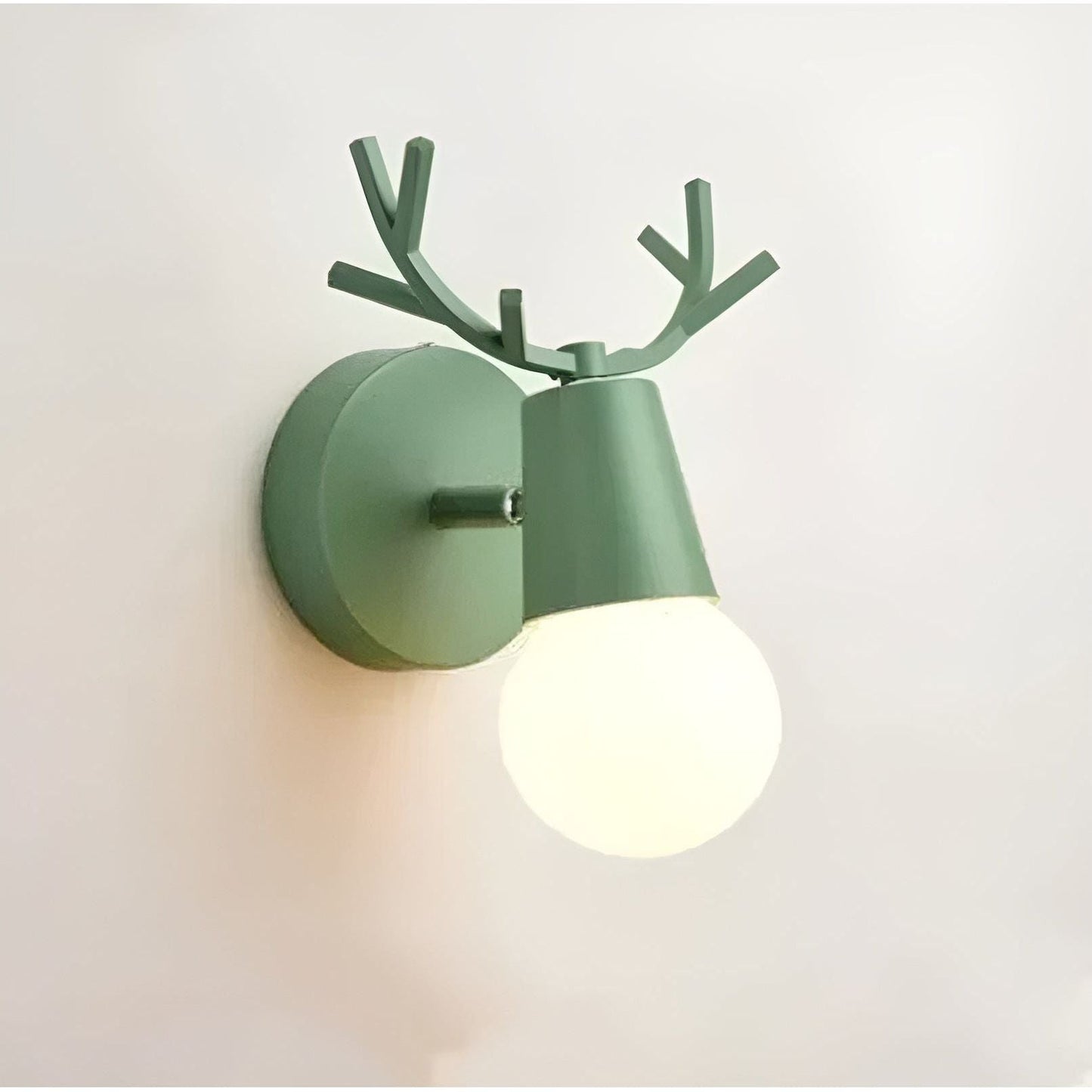 Garduru Licht - Nordische Macaron Geweih LED Wandlampe