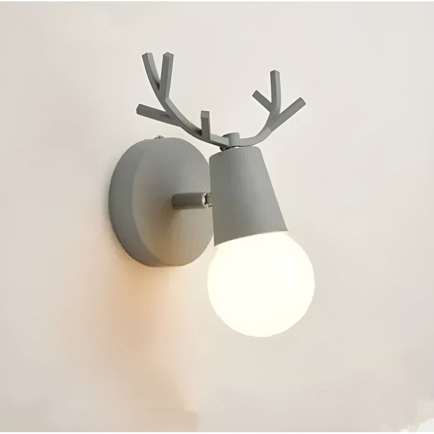 Garduru Licht - Nordische Macaron Geweih LED Wandlampe