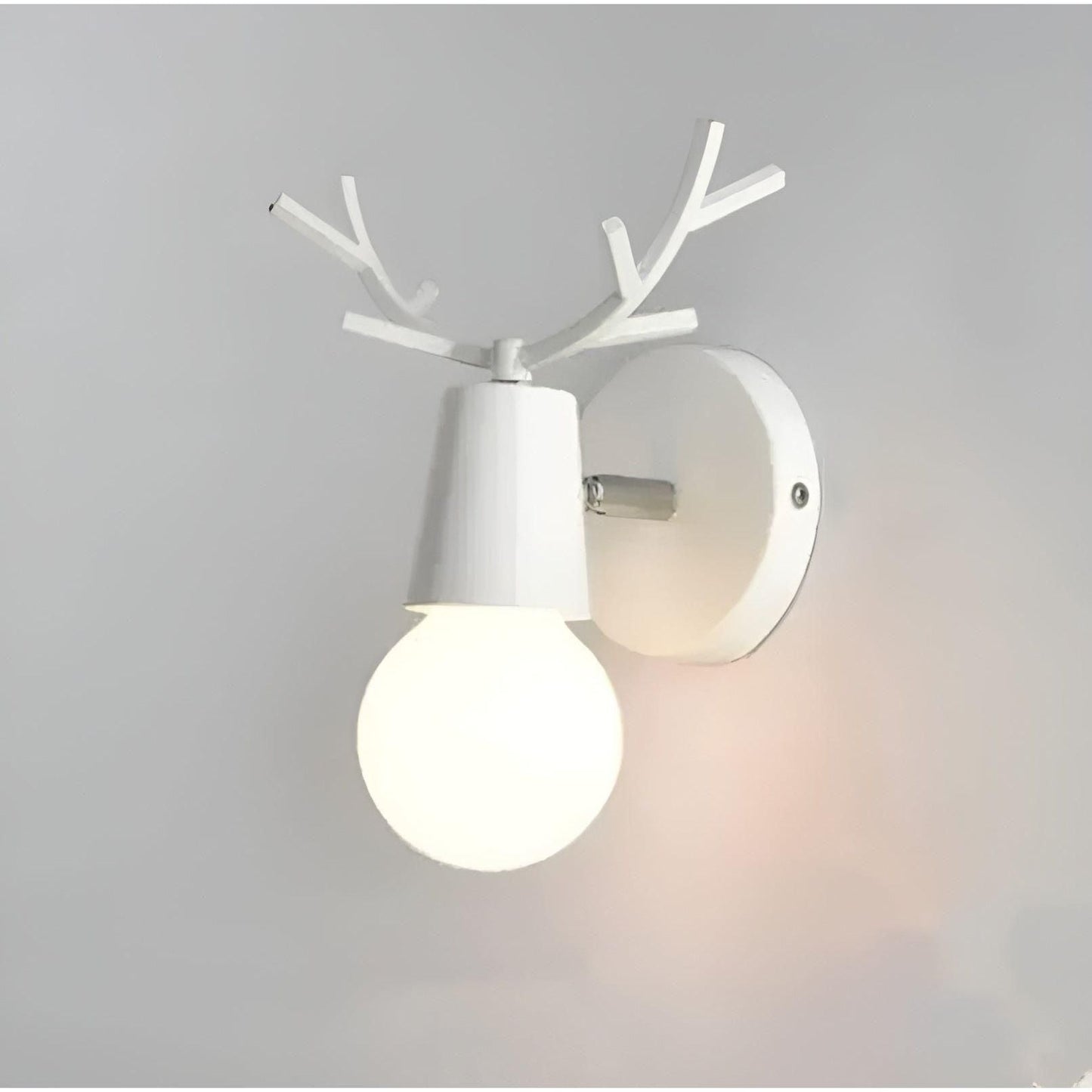 Garduru Licht - Nordische Macaron Geweih LED Wandlampe