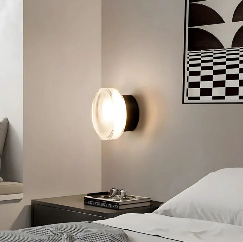 Wandleuchte Héra - Elegante Beleuchtung aus Metall und Glas | Modernes Design für eine raffinierte Atmosphäre