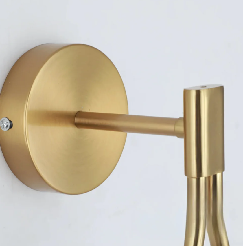 Wandleuchte Tropfen - Elegante Beleuchtung aus Metall und Glas | Raffiniertes Design für Innenräume