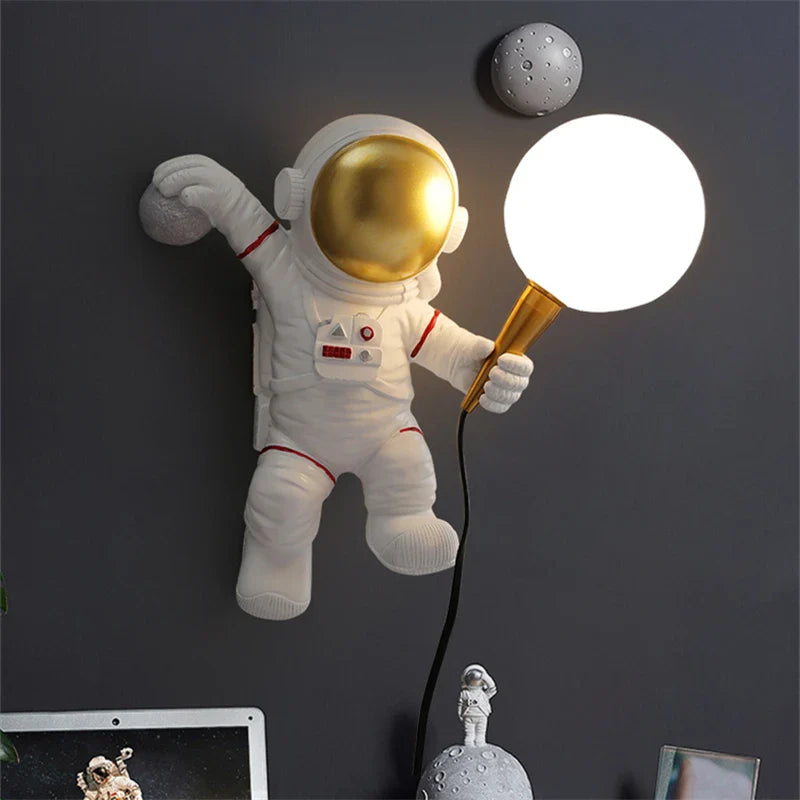 Astronaut Tisch Lampe LED kinderzimmer Beleuchtung schlafzimmer nacht wohnzimmer