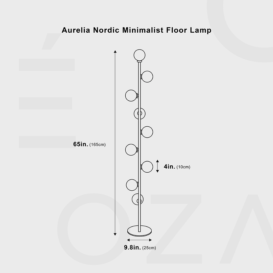 Aurelia Nordic Modern Minimalist Stehlampe