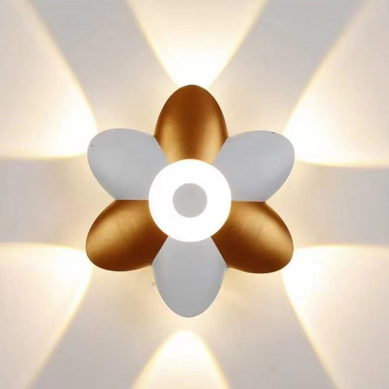Garduru LED Blumen Wandleuchte – Wasserdichte Außenbeleuchtung