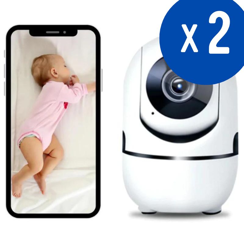 Babyphone mit WiFi und HD 1080P Kamera – Babyüberwachung mit bidirektionalem Audio