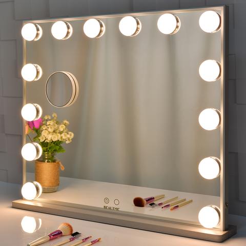 RoyaleGlow LED Makeup-Spiegellichter – Dimmbar & Einstellbare 3-Farben Schminkbeleuchtung