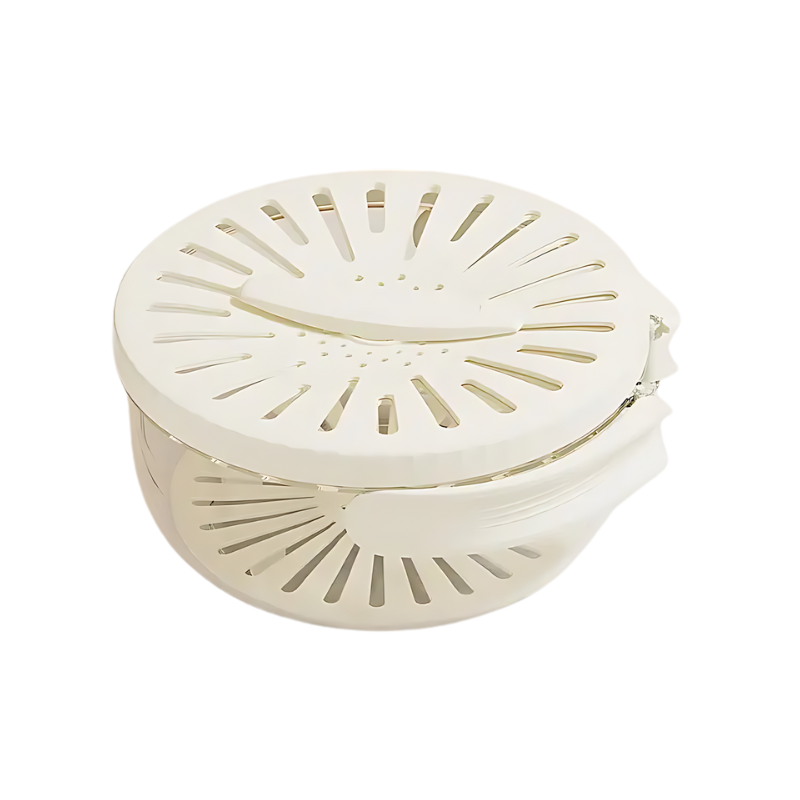 Rayvia 2-in-1 Abtropfsieb mit Deckel für die Küche