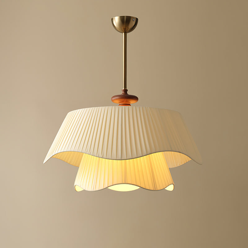 Suspension Bellevue - Moderne Lampe aus Metall, Glas und Holz, Elegantes Design