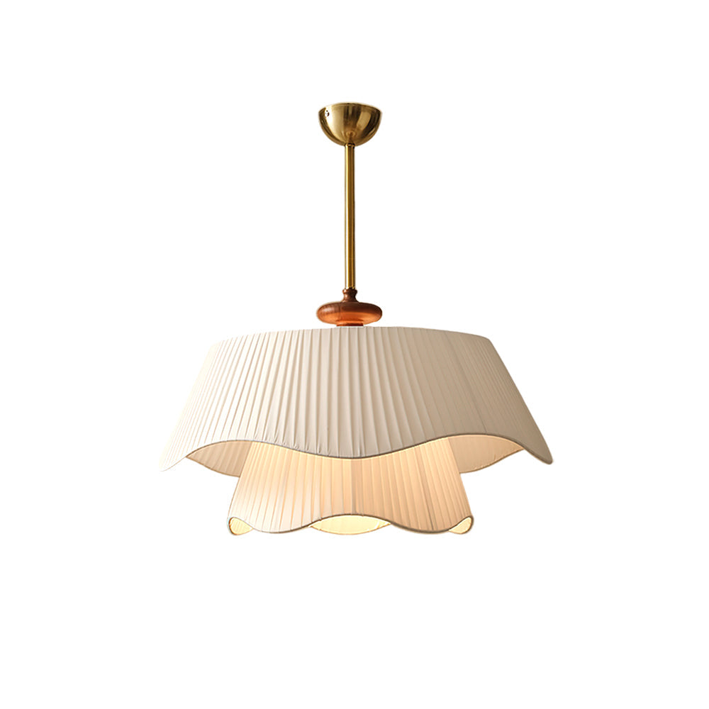 Suspension Bellevue - Moderne Lampe aus Metall, Glas und Holz, Elegantes Design