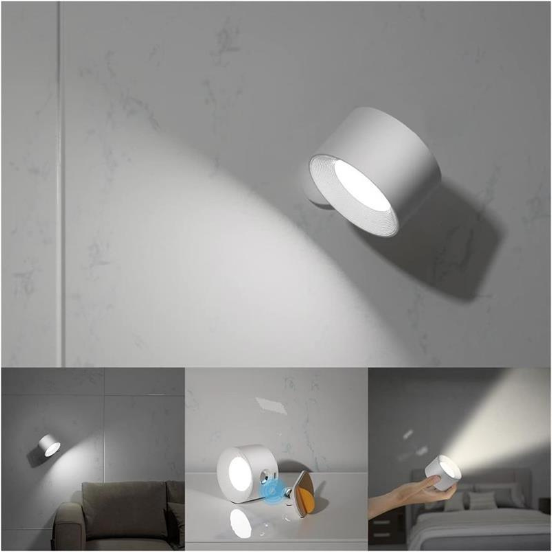 Wandleuchte Drahtlos Wiederaufladbare Moderne LED Lampe