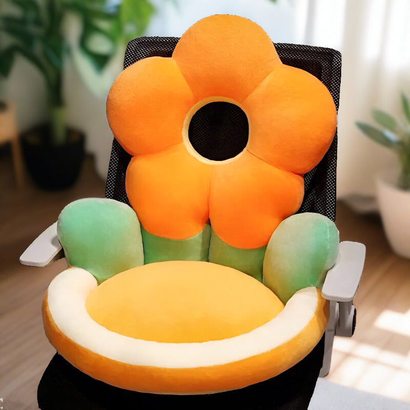 Flower Power Plüschstuhl Kissen