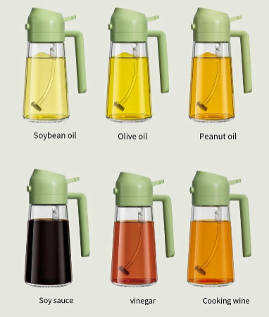 2-in-1 Glas Öl Sprühflasche