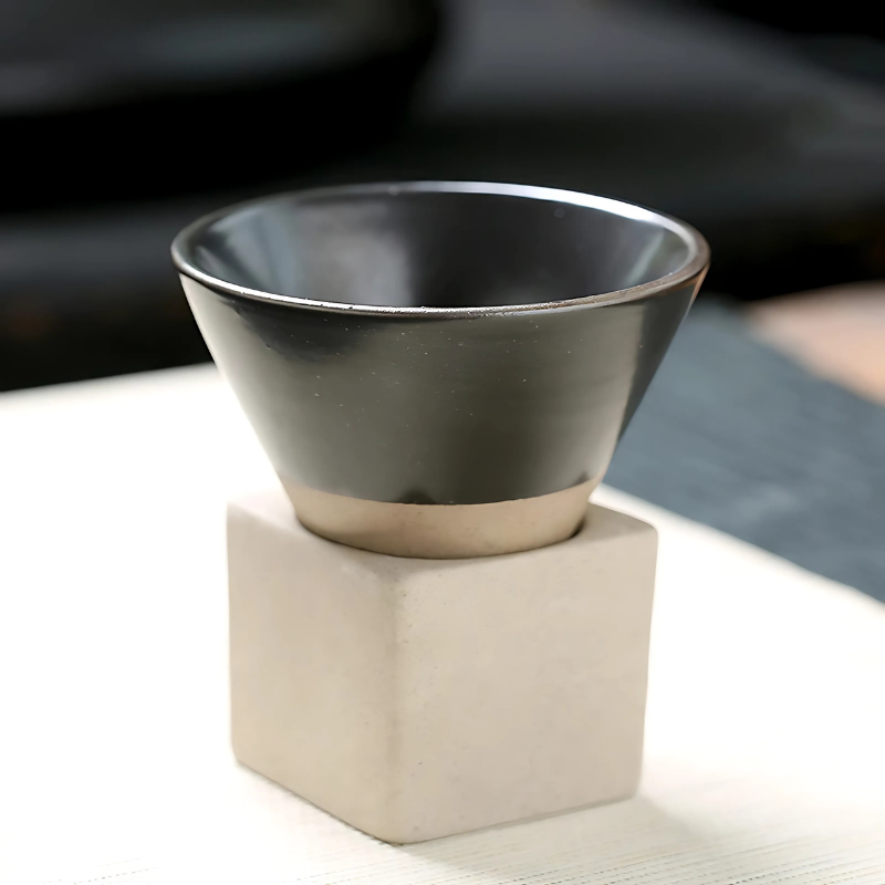 Rayvia Japanische Keramik Kaffeetassen-Set aus 2 Farben