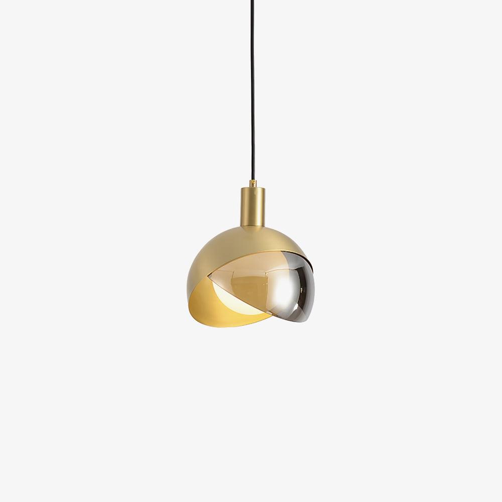 Moderne Hängeleuchte - Minimalistische Lampe aus Metall und Glas, Urban Design