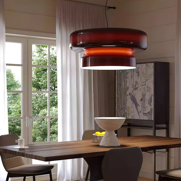 Bohemera – Luxuriöse Hängelampe aus mundgeblasenem Glas