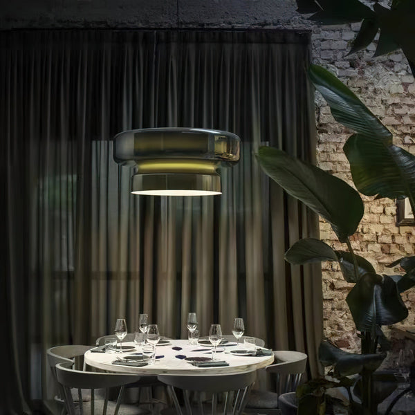 Bohemera – Luxuriöse Hängelampe aus mundgeblasenem Glas