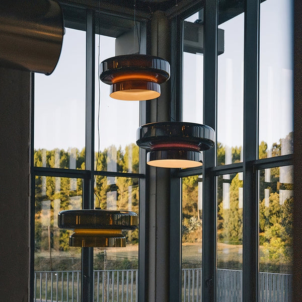 Bohemera – Luxuriöse Hängelampe aus mundgeblasenem Glas