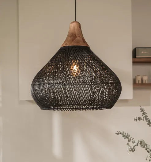 Garduru - beleuchtung wabi-sabi stil, licht trommel lampe hängenden lampenschirm