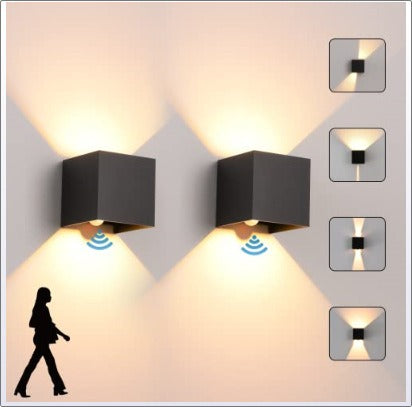 LumiShield Wandlampe - Solarbewegungsmelder Außenlicht