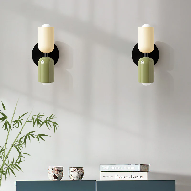 Wandleuchte Modern Dual Glass Wandlampe