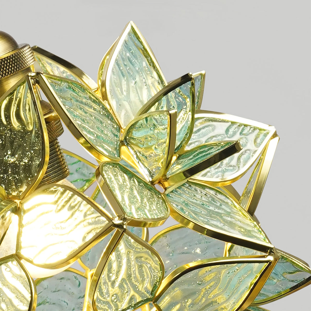 Suspension Capiz und Muschel - Elegante Metall- und Glasklampen für Wohnzimmer und Esszimmer