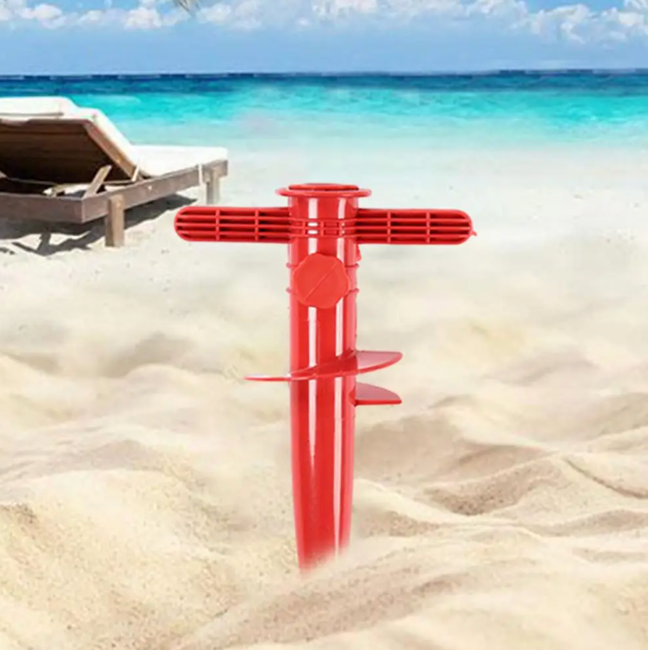 Garduru - Verstellbare Sonnenschirmständer, robuste Bodenanker für Strand und Terrasse