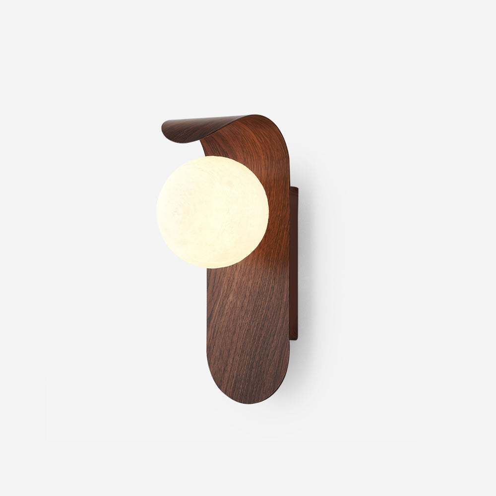 Garduru Light – Retro Holz-Acrylglas LED Wandleuchte