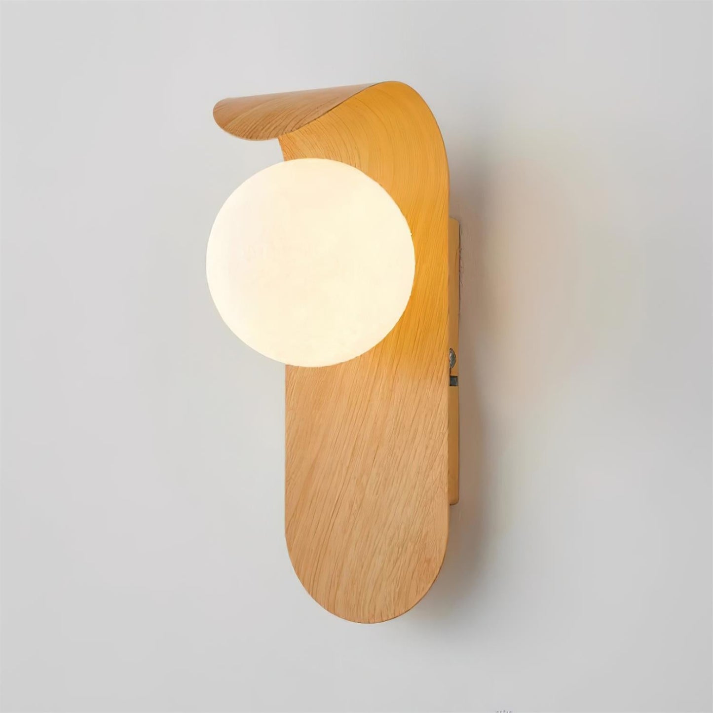 Garduru Light – Retro Holz-Acrylglas LED Wandleuchte