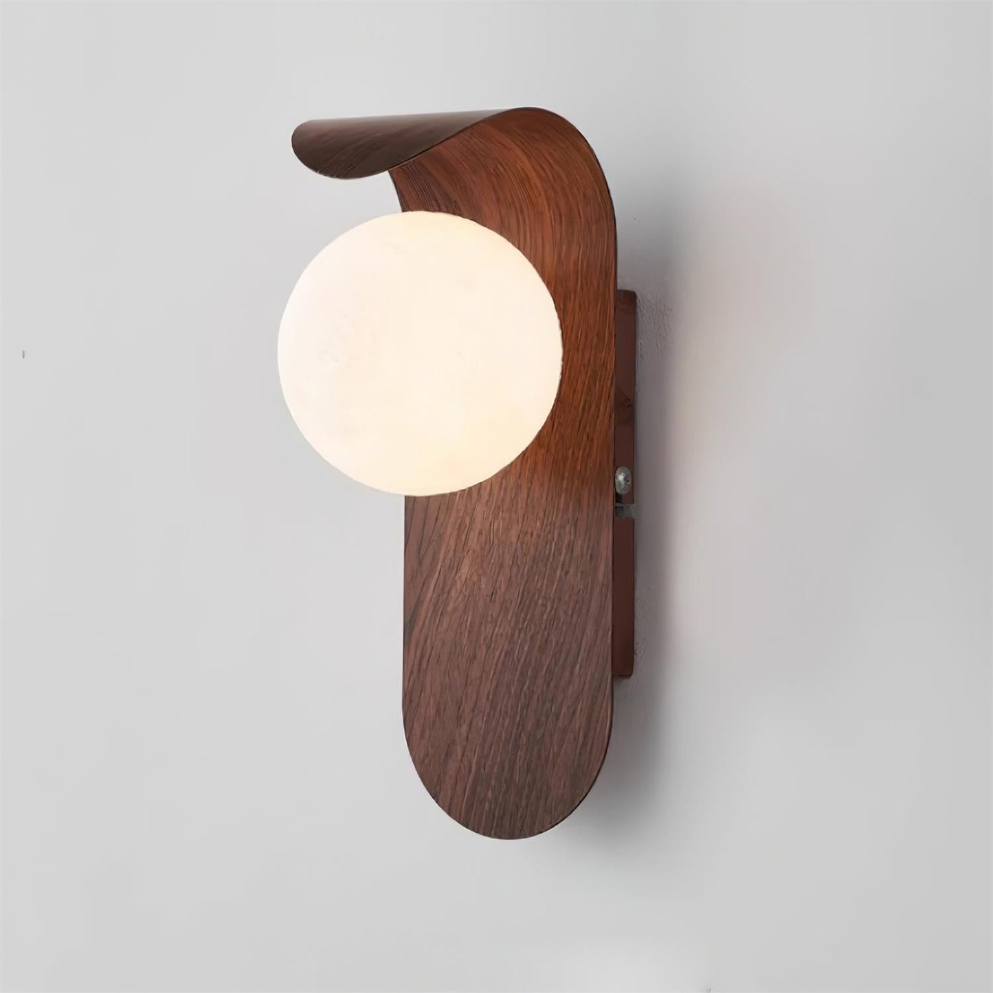 Garduru Light – Retro Holz-Acrylglas LED Wandleuchte