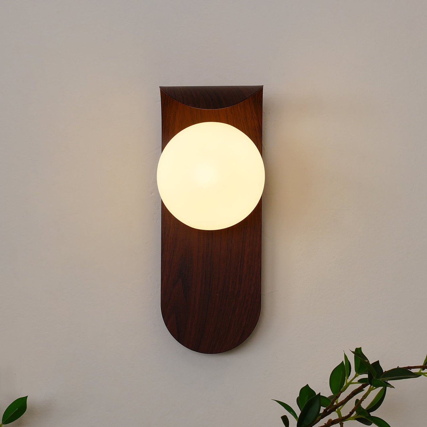 Garduru Light – Retro Holz-Acrylglas LED Wandleuchte