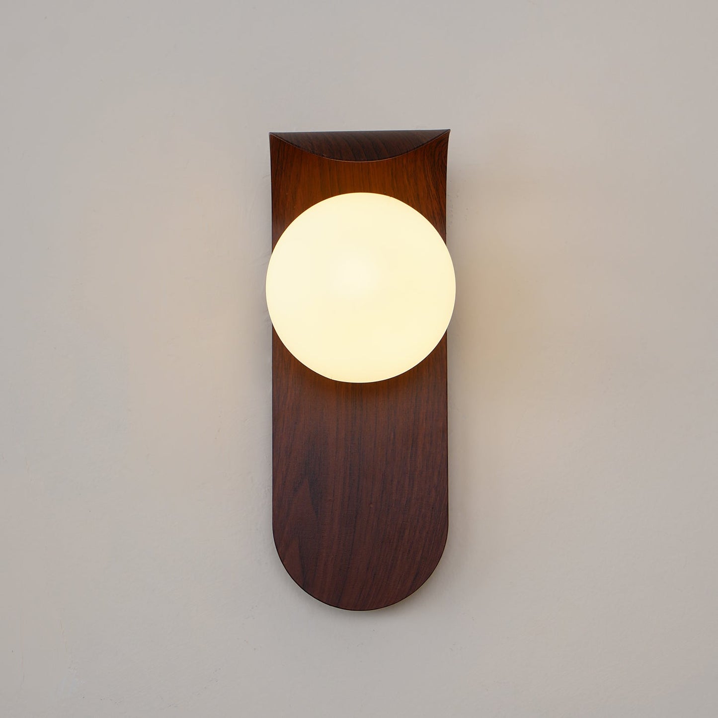 Garduru Light – Retro Holz-Acrylglas LED Wandleuchte