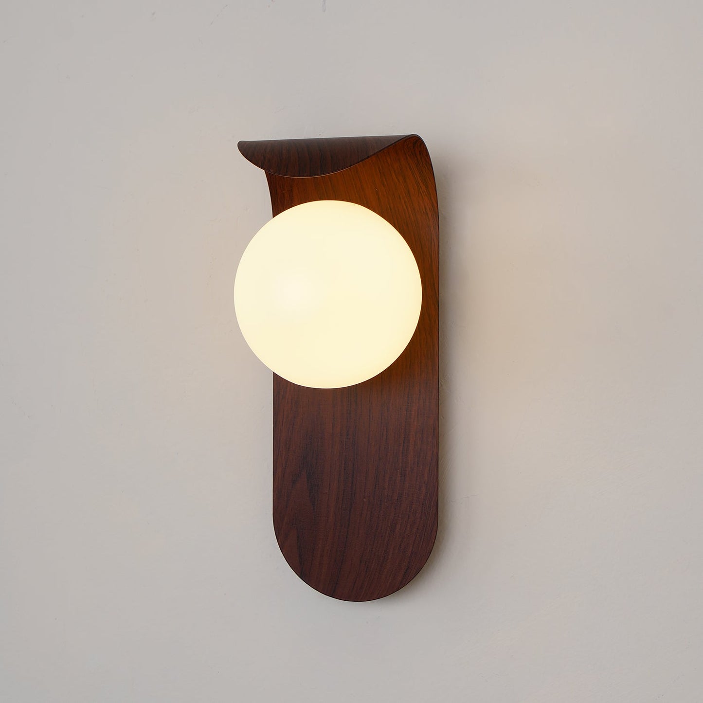 Garduru Light – Retro Holz-Acrylglas LED Wandleuchte