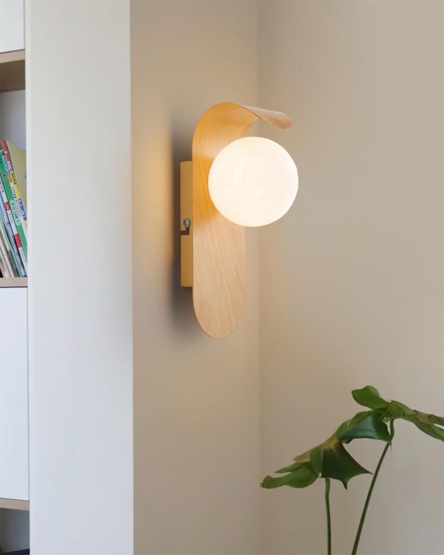 Garduru Light – Retro Holz-Acrylglas LED Wandleuchte