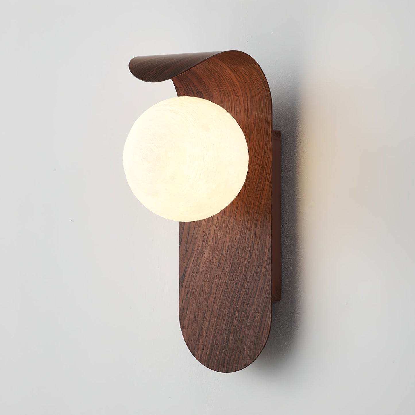Garduru Light – Retro Holz-Acrylglas LED Wandleuchte