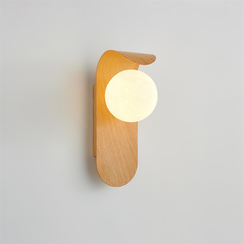 Garduru Light – Retro Holz-Acrylglas LED Wandleuchte